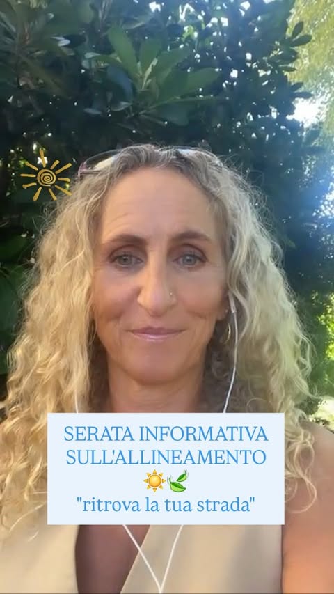 Serata informativa sull'Allineamento — ritrova la tua strada